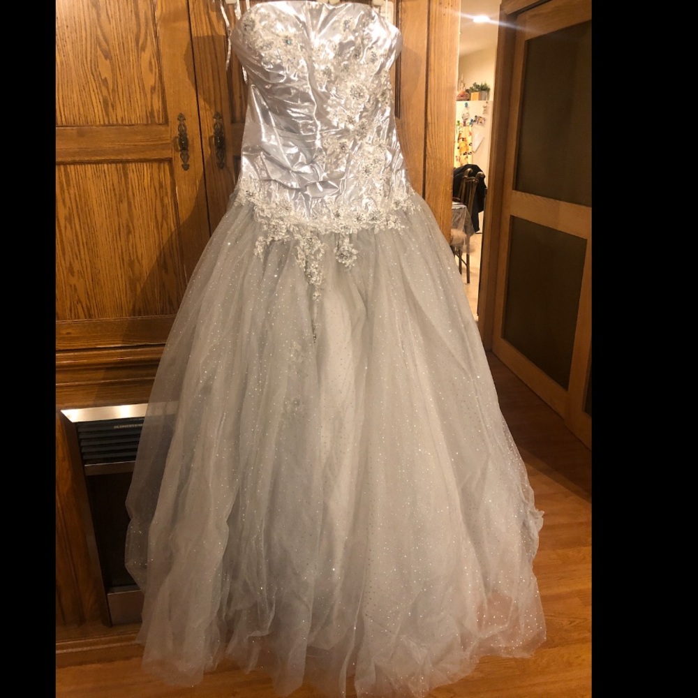 Metallic Ball Gown